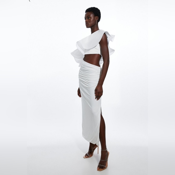 Karen Millen White Pencil Skirt - Picture 1 of 5